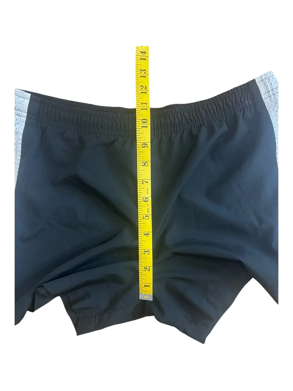 Nike Running Shorts with Mesh Panels Black & White Size M Women